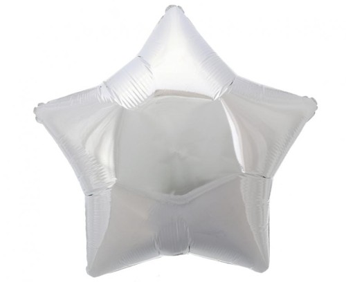 Balon foliowy JUMBO FX - "Gwiazda" (srebrna)