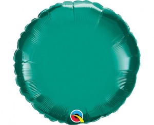 Balon foliowy QL 18 cali RND Teal Plain