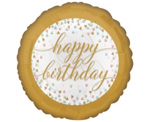 Balon foliowy 18" CIR - Pastel Confetti