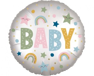 Balon foliowy Natural Baby S40, zapakowany