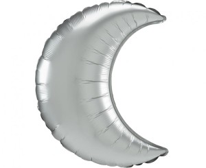 Balon foliowy SuperShape Platinum Crescent, luzem